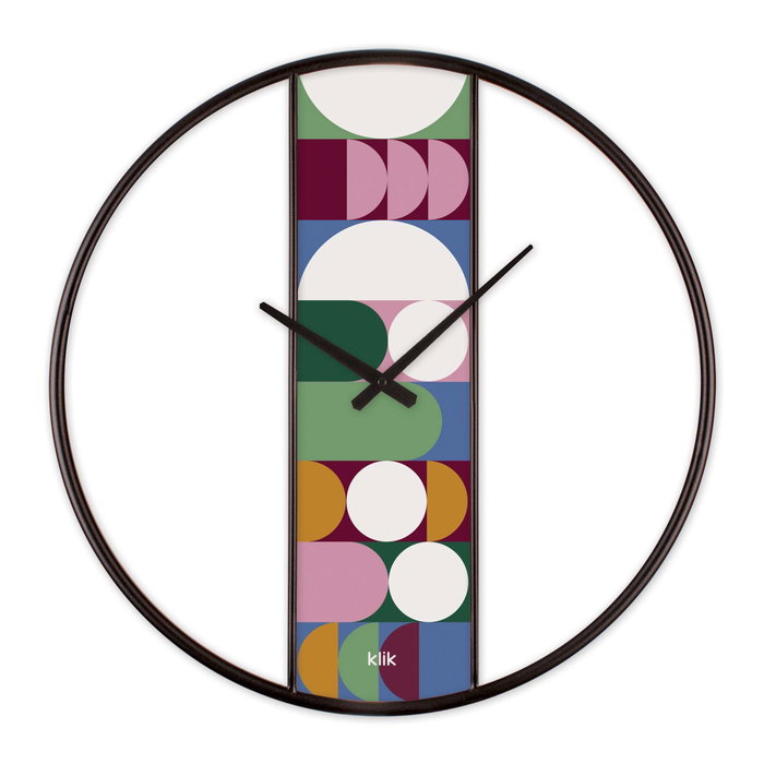 Wallity Reloj de Pared Demre Multicolor